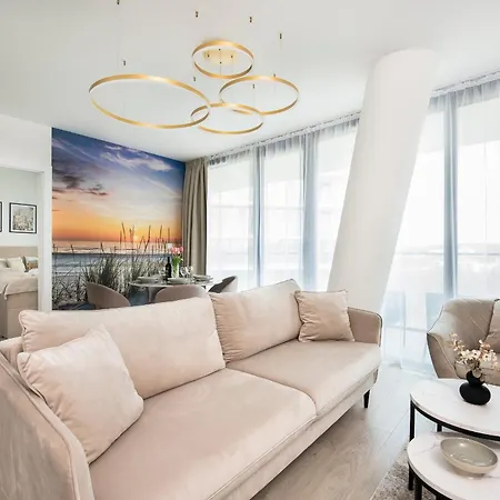 Wave Panorama 8Th Floor Sea View Apartment Miedzyzdroje Exterior photo