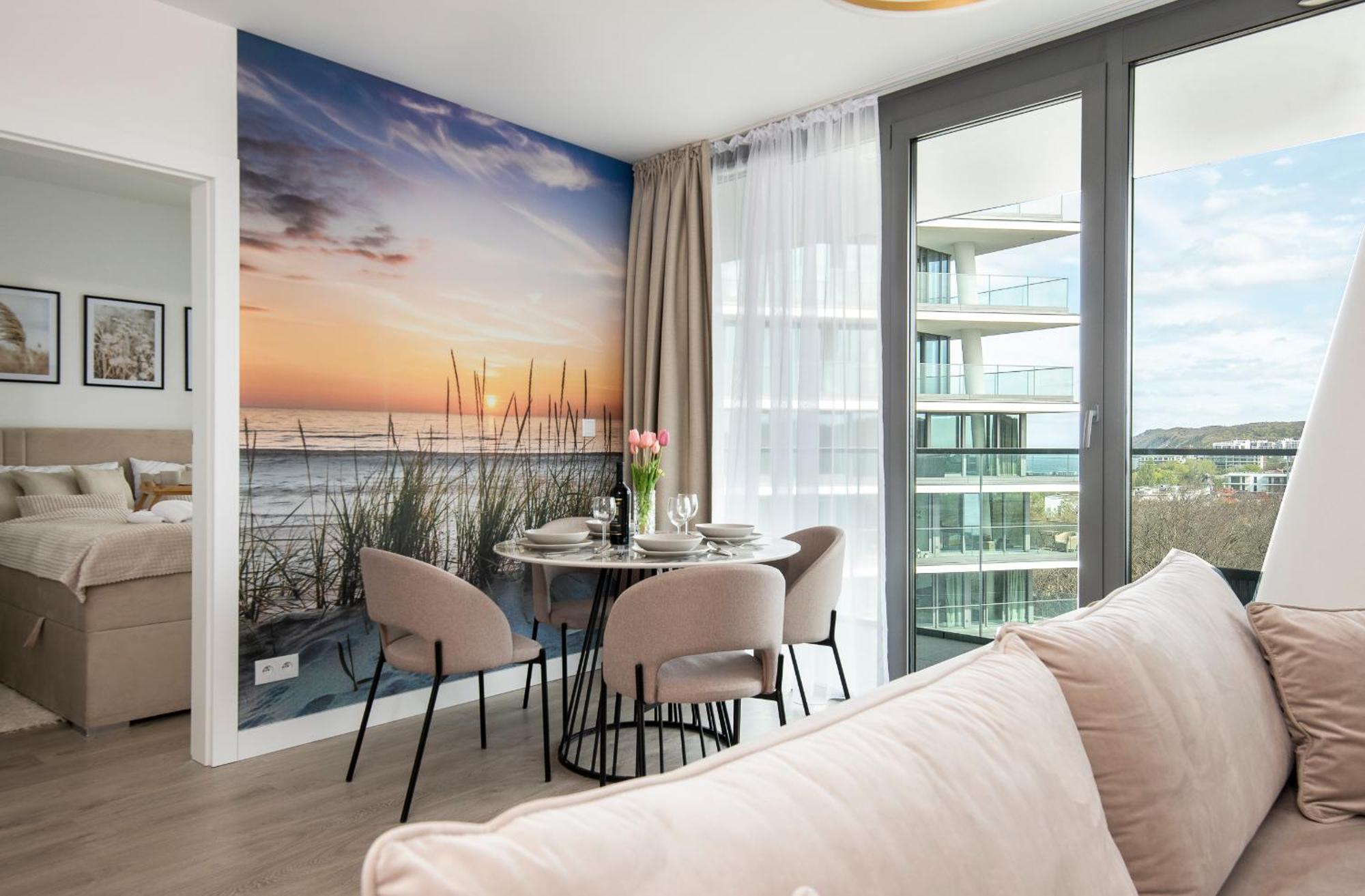 Apartment Wave Panorama 8th Floor Sea View Miedzyzdroje